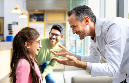 Patient with Glasses